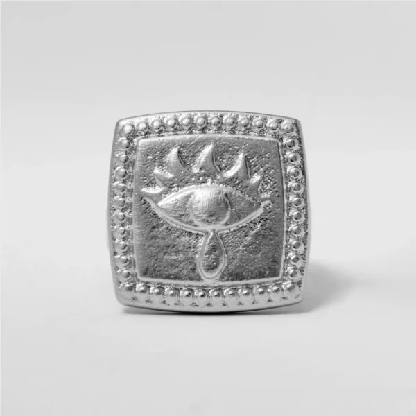 BAGUE OEIL ET LARME ARGENT