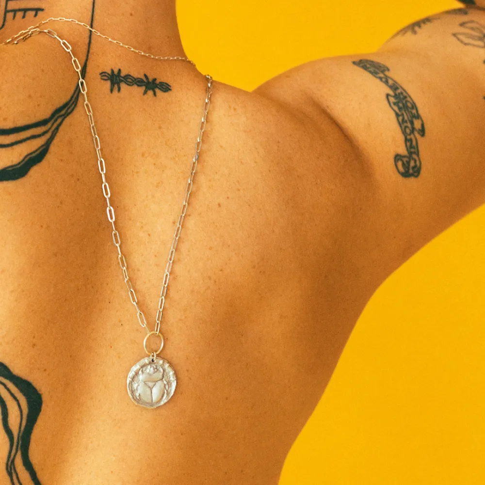 desert silver necklace