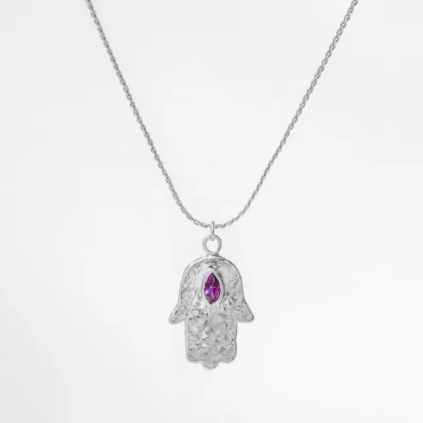 COLLAR MANO DE FATIMA PLATA