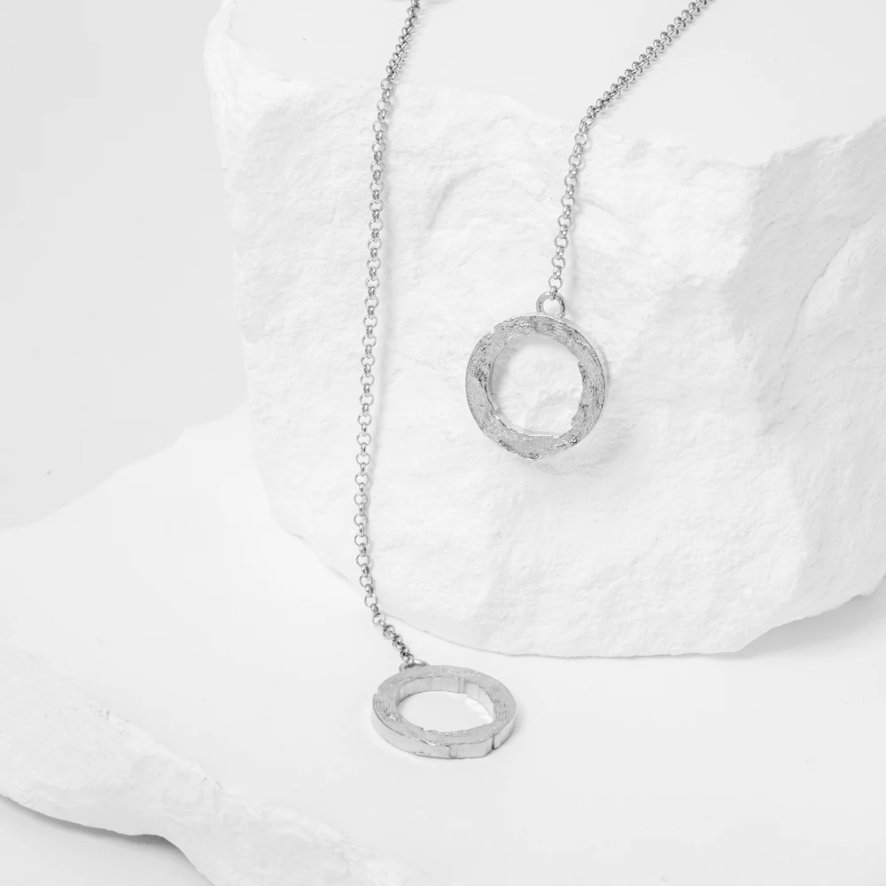 enzo zen earrings silver_denuit jewelry