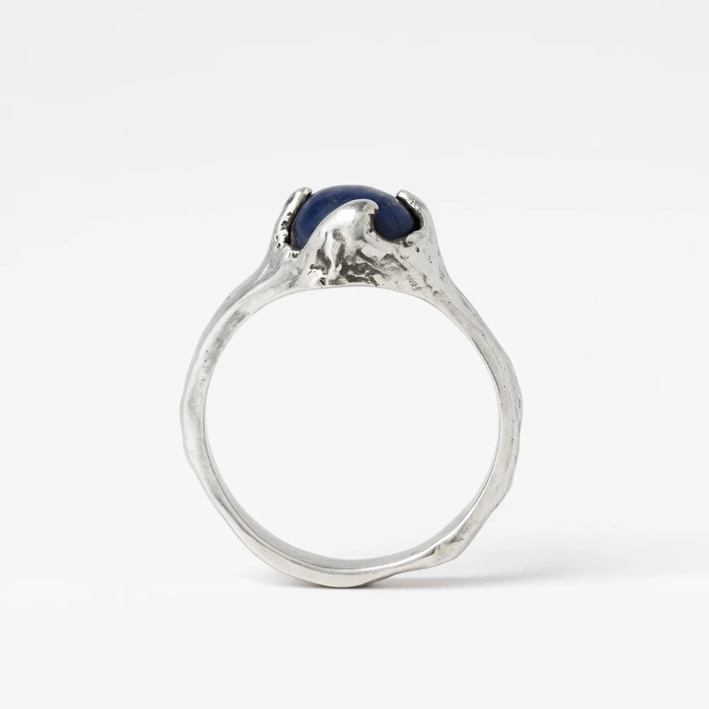 hug of lapis ring silver (1)