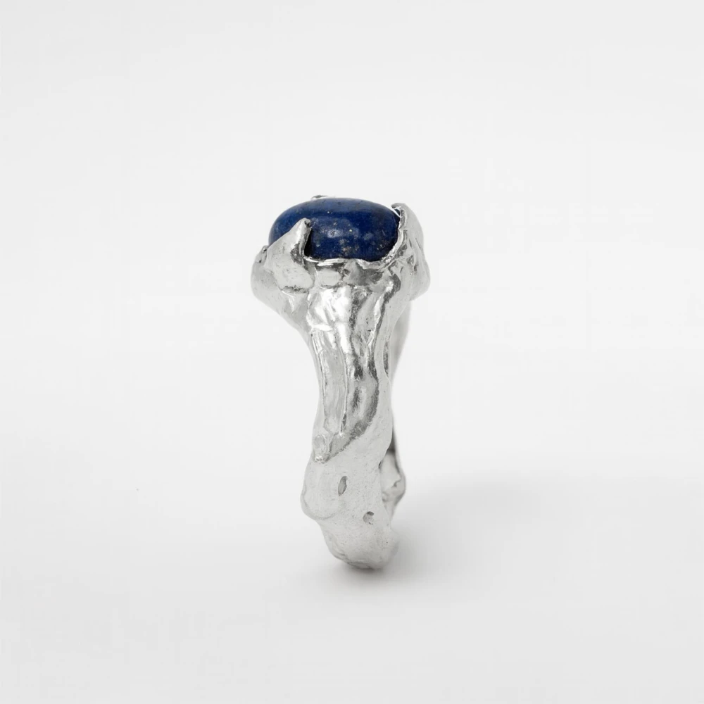 hug of lapis ring silver (2)