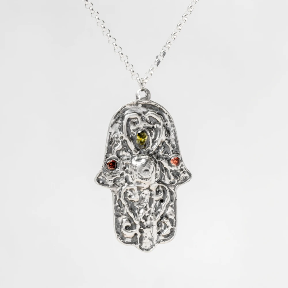 ancient khamsa necklace_denuit jewelry